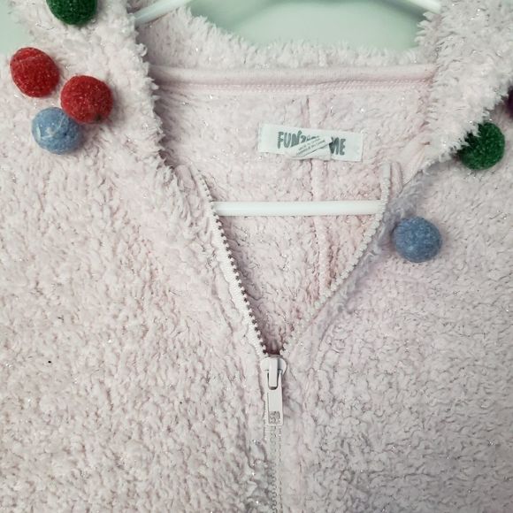 Funzie Time onsie one piece pajamas llama Large 14 girls - Picture 5 of 9